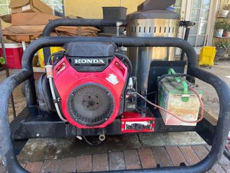 Hot water pressure washer