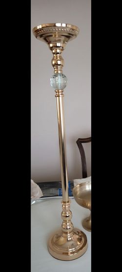 Tall centerpieces gold