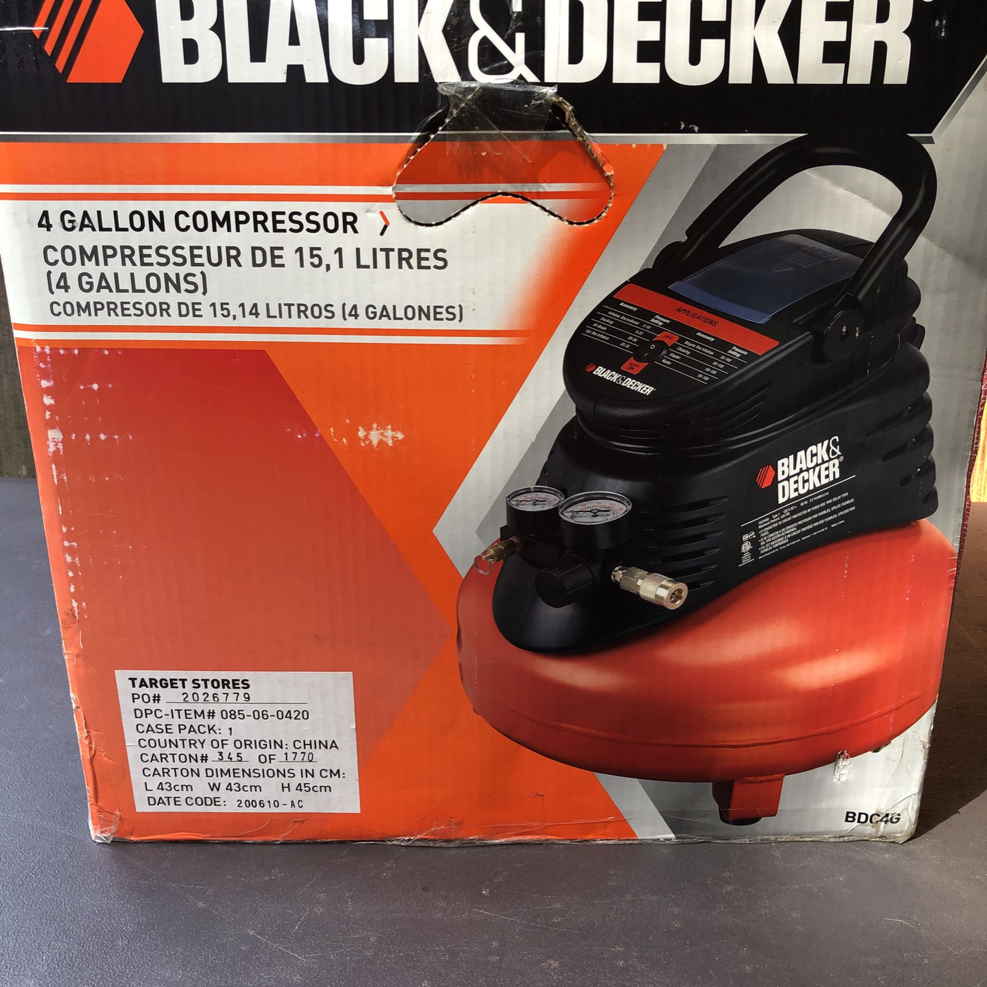 Black And Decker Air Compressor for Sale in Bay Shore, NY - OfferUp