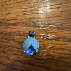 Blue Beetle Broach Pin 