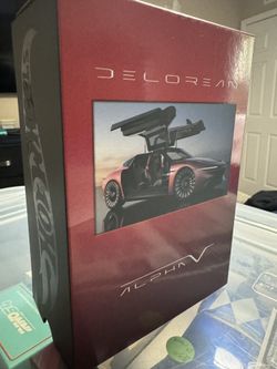 🔥Mattel Creations Hot Wheels X Delorean 1981 Dmc 12 & 2022 Alpha 5 Collector Set