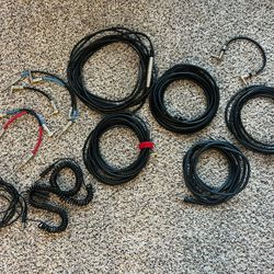 Big Cable Lot – Guitar, Bass, Pedalboard, XLR, Speaker – Mogami, Monster, Planet Waves 
