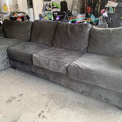 Grey Comfortable Modern Couch 