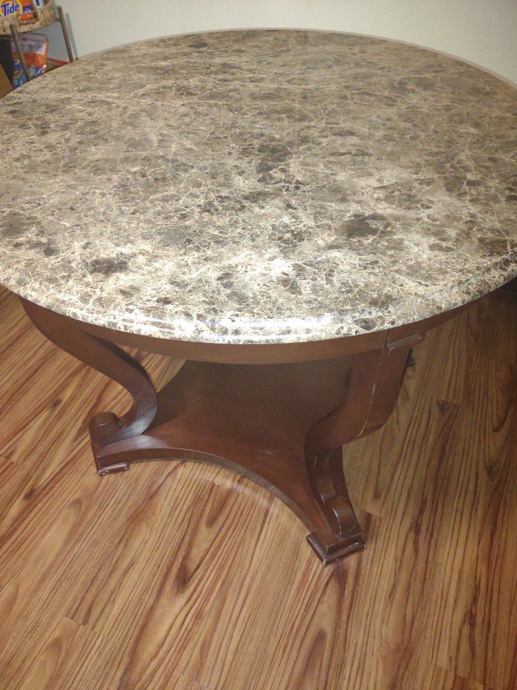 Marble Top Dining Table