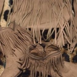 Just in time for the Ur Special Occasion a Fringe Purse with fringy boots