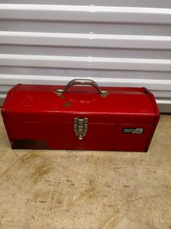 Vintage Handicraft Vermont American 16" Tool Box W/tray Lockable