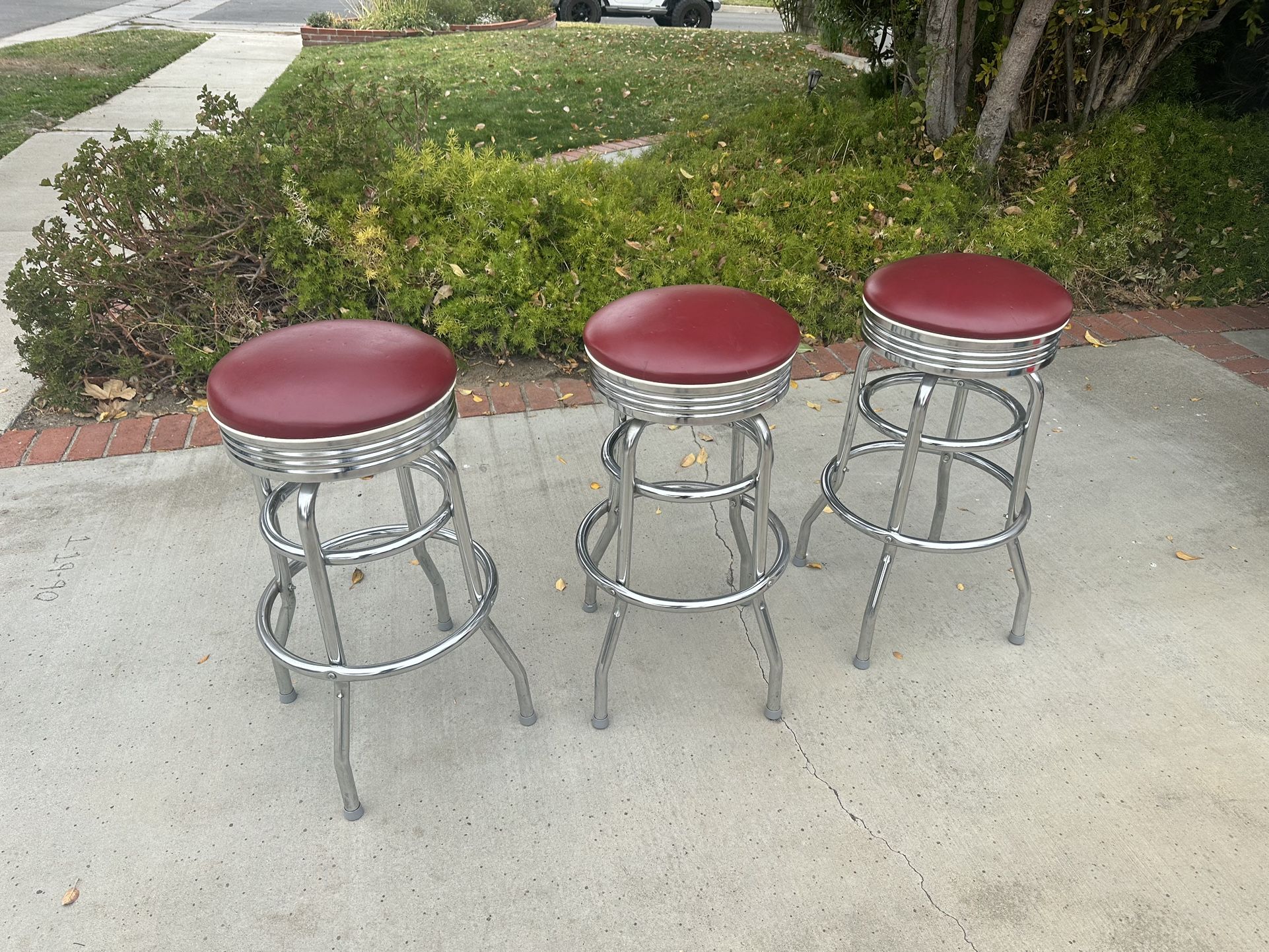 50’s Diner Style Bar Stools