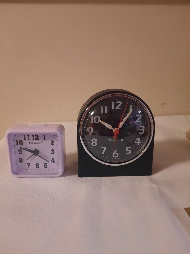 Alarm Clocks New $4.00 Each