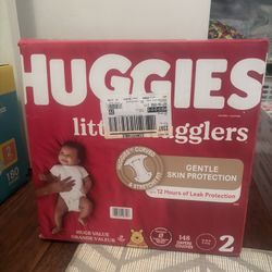 Huggies little Snugglers Size 2 148 Ct