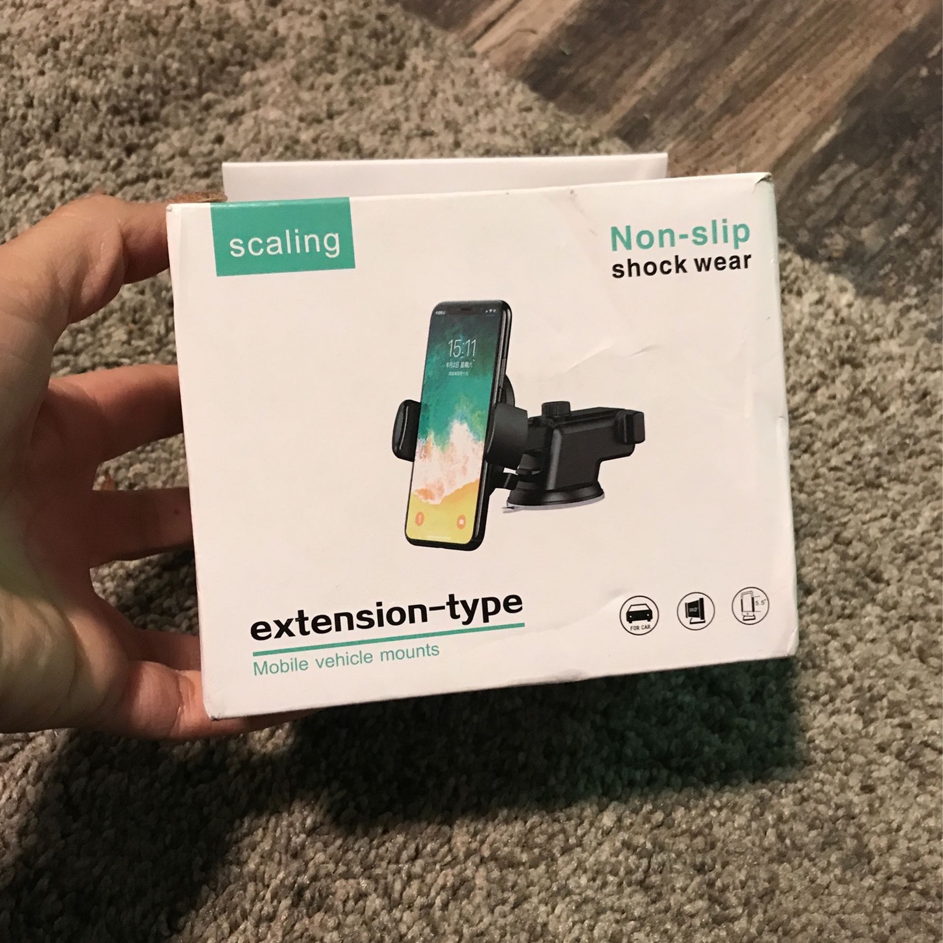 Cell Phone Car Mount Extension Type