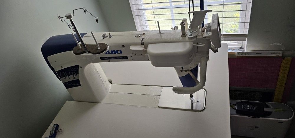 Miyabi J350 QVP Smart Stitch Long Arm quilting machine w extended 