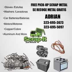 Free scrap pick up