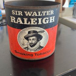 Vintage Sir Walter Raleigh Tabacco Can