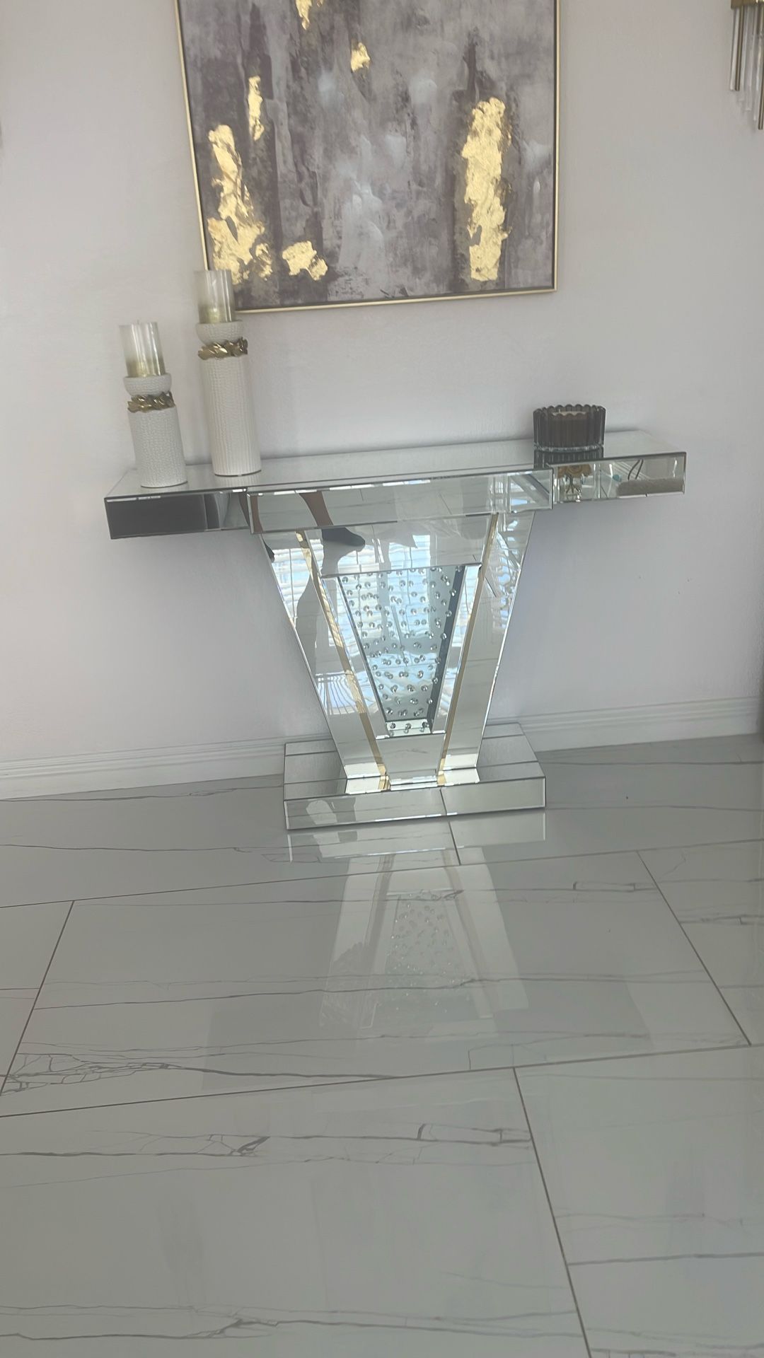 Mirror Console Table 