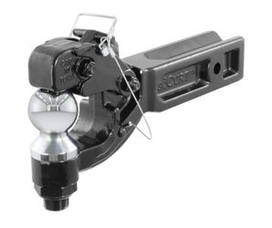 CURT 48012 Receiver-Mount Ball And Pintle Hitch, 20,000 Lb