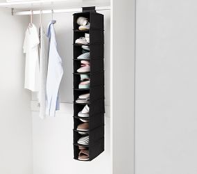 Hanging shoe organizer