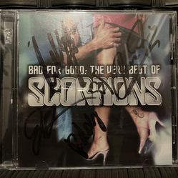 Scorpions Autographed CD