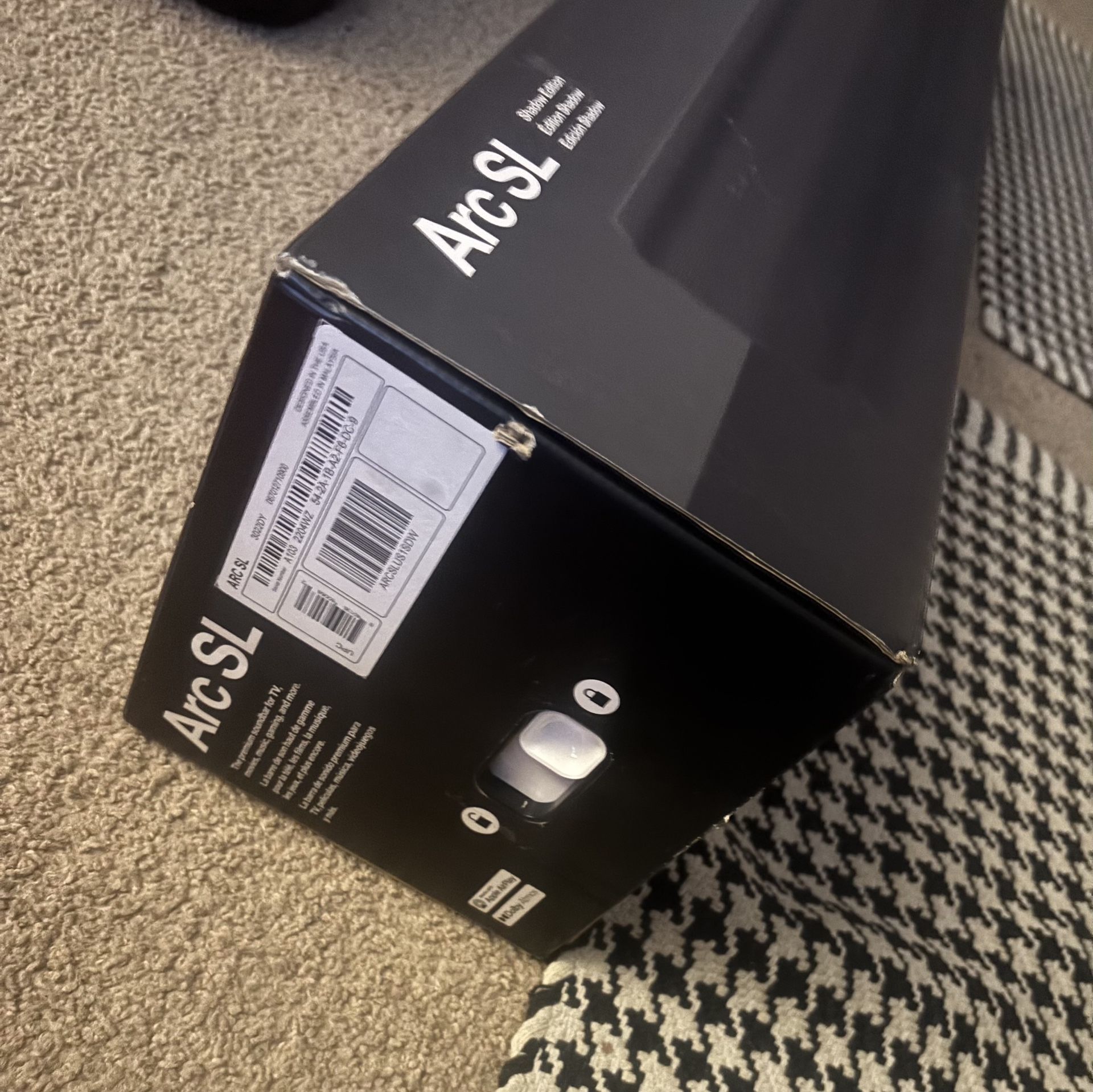 Sonos Arc SL Shadow Edition Soundbar - Immersive Dolby Atmos, Multi-Room Streaming, & Premium Design