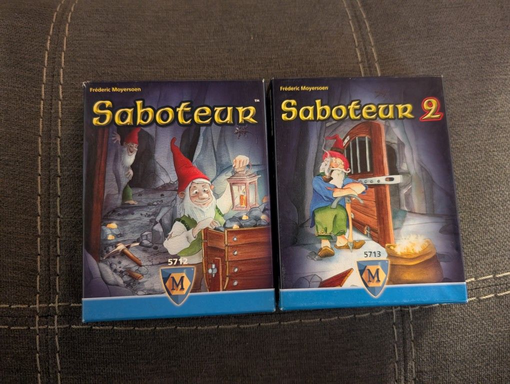 Saboteur 1 & 2 Card Game