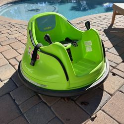 Green Kid zone Bumper Car