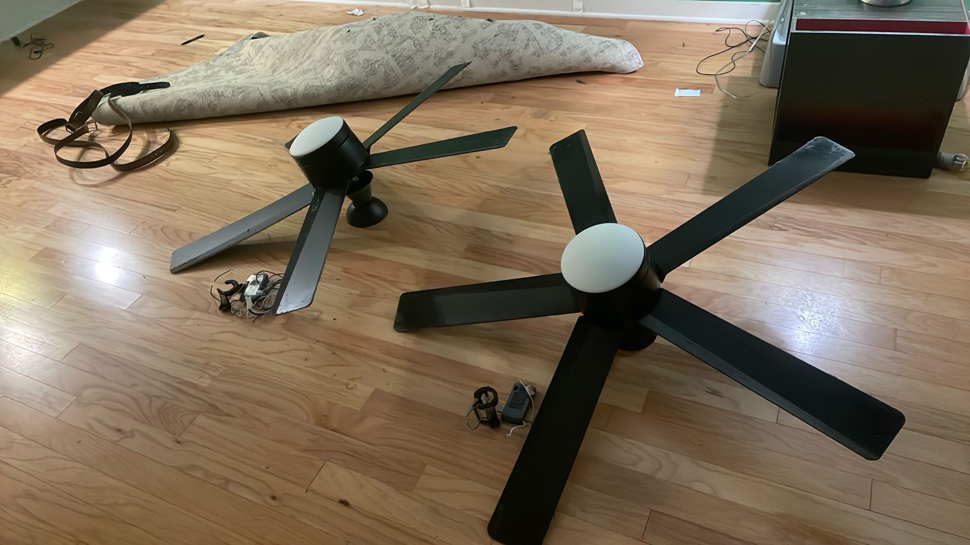 Two Ceiling Fans With Remote Controllers ( For Both Fan $50)