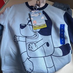 Bluey Set Of Clothes Boys Or Girls Size 6 Or 7