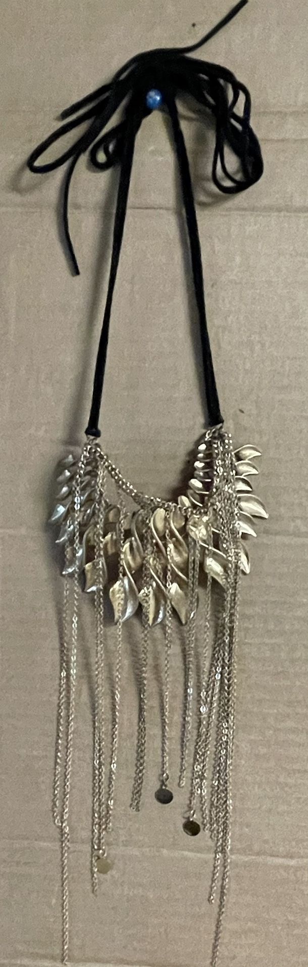 Women's Gold Quill Chain Necklace 