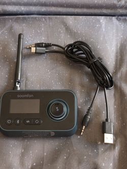Black Soomfon BT17 wireless audio adapter