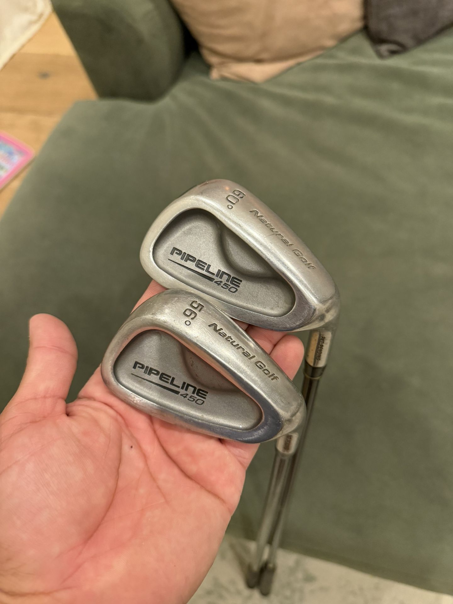 Natural Gold Pipeline 450 56 And 60 Degree Wedge Set