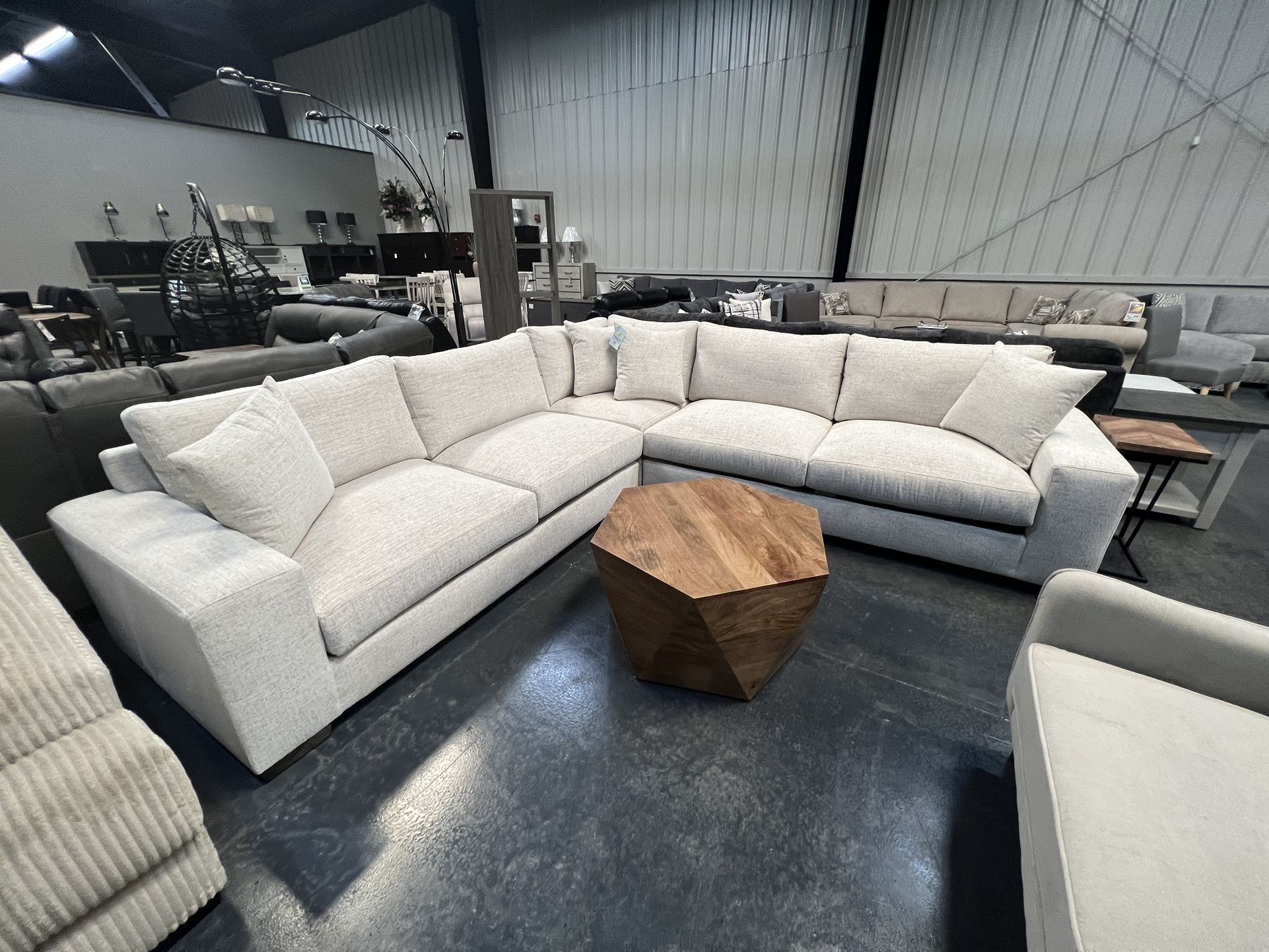 Giant Sectional w/ Cloud seating