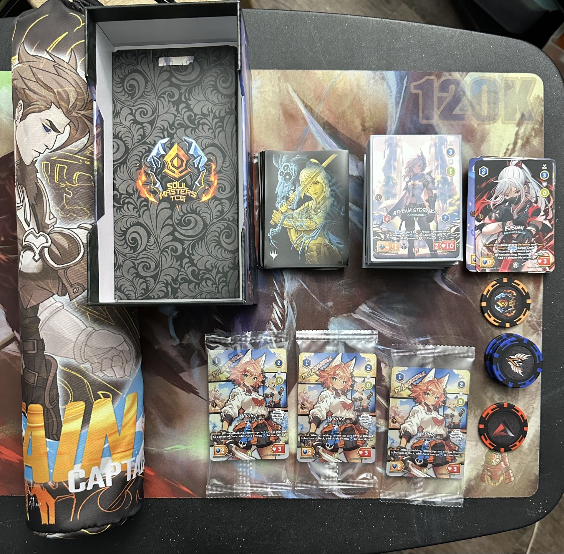 Soul Masters Athena Starter Deck+Captain Stain Playmat