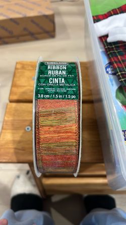 Kirkland Ribbon Christmas Ribbon Wired