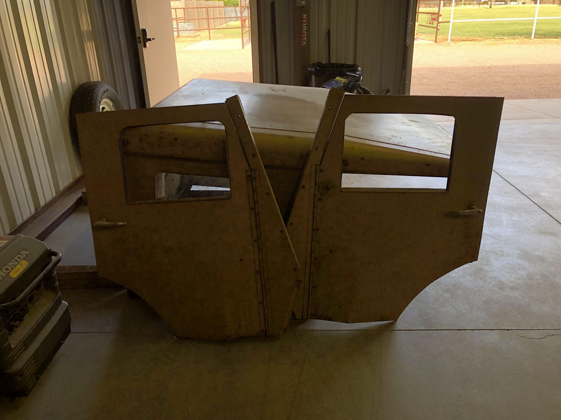 Koenig Iron Works - hard top with doors for 1950 Willy's CJ Jeep