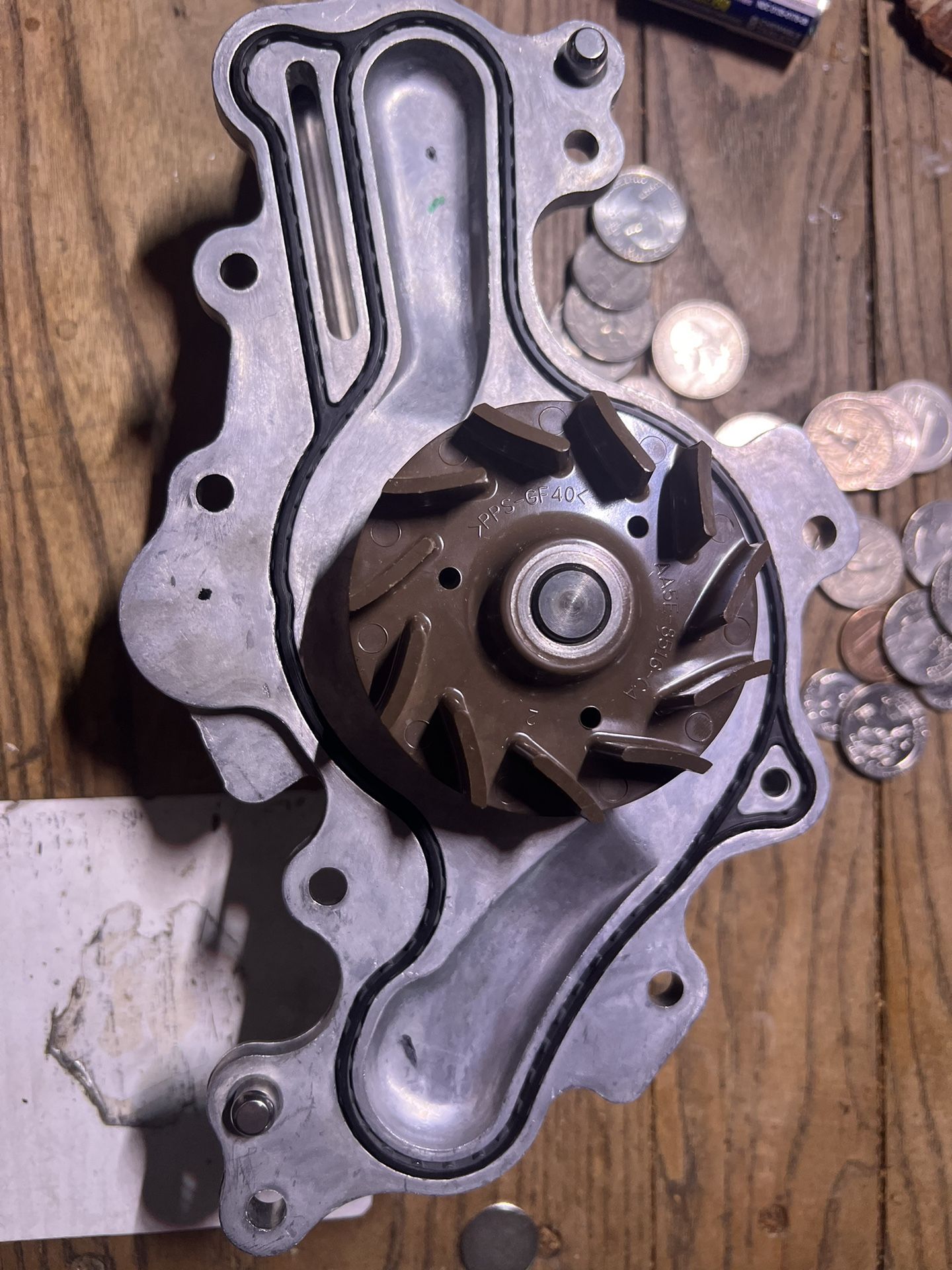 Ford Lincoln Or Mazda New OEM Water Pump With Rubber Gasket