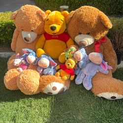 Teddy Bear with Winnie The Pooh And Friends