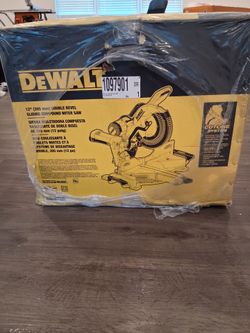 12" Dewalt Dual Bevel Miter saw