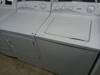 Hotpoint top load washer and dryer set