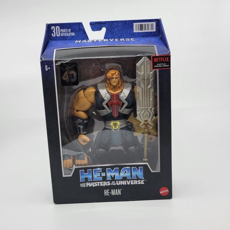 Masters of The Universe Masterverse Animated He-Man 7" Figure Gift 
Mattel Toys New, sealed.
UPC 0
Weight 13oz plus shipping materials.