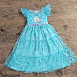 Disney  Frozen Elsa Princess   Dress For Girls Size 3T.  New 