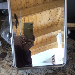 Pottery Barn Tabletop Beveled Spa Mirror 