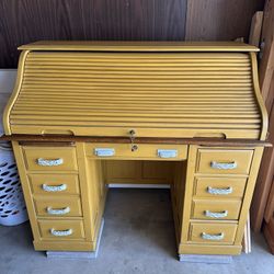 Antique Roll Top Desk
