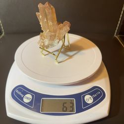 Ferruginous Quartz Cluster. 63 gr, 2.24 oz, 0.140 lb