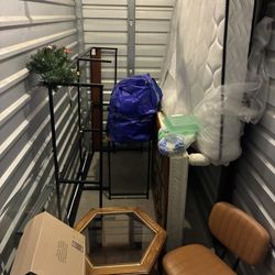 Table And Bedframe With Mattress