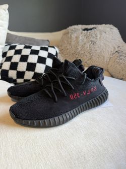 Yeezy 350 V2 Black Red