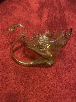Blown Glass Swan