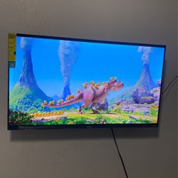 Tv 40 Inch  With Wall  Amount 