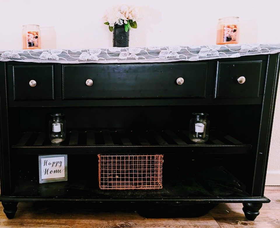 Black Entryway Table 