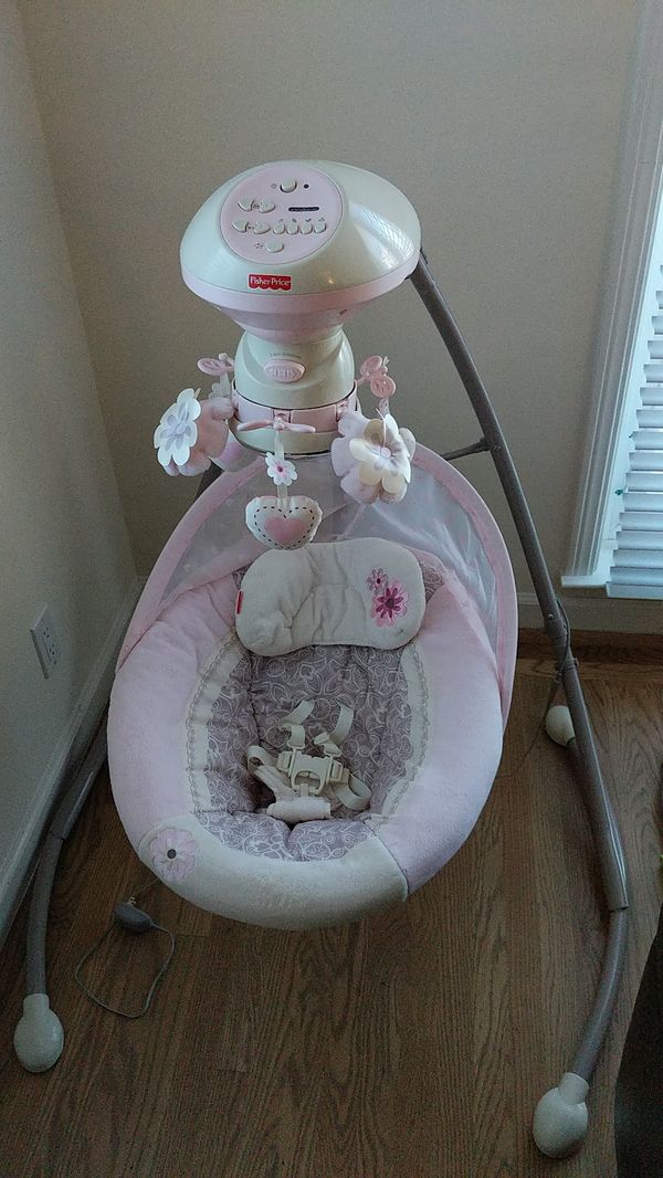 Fisher Price Deluxe Cradle N Swing Pink For Sale In Half Moon Bay Ca Offerup
