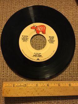 Andy Gibb vinyl 45 record “ I just want to be your everything” and “in the end”
