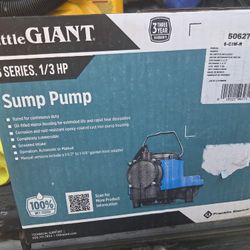 Little Giant Submersible Sump Pump/Water Pump 